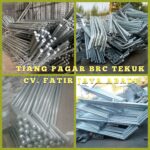 tiang pagar brc tekuk