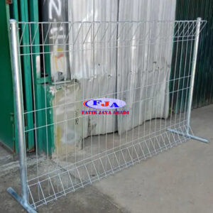 Pagar Brc T.150 cm x L.240cm x Diameter 8 mm Hot dip Galvanis