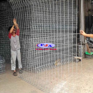 Pagar brc T. 240 cm x L. 240 cm x Dia. 7 mm Electro Platting Galvanis