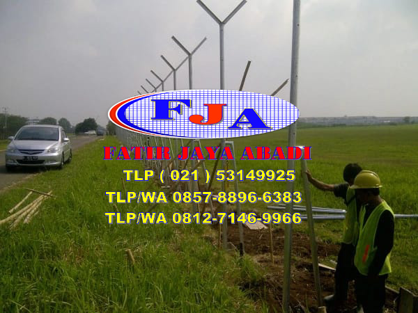 Tiang Y Pagar Brc Lurus + Support