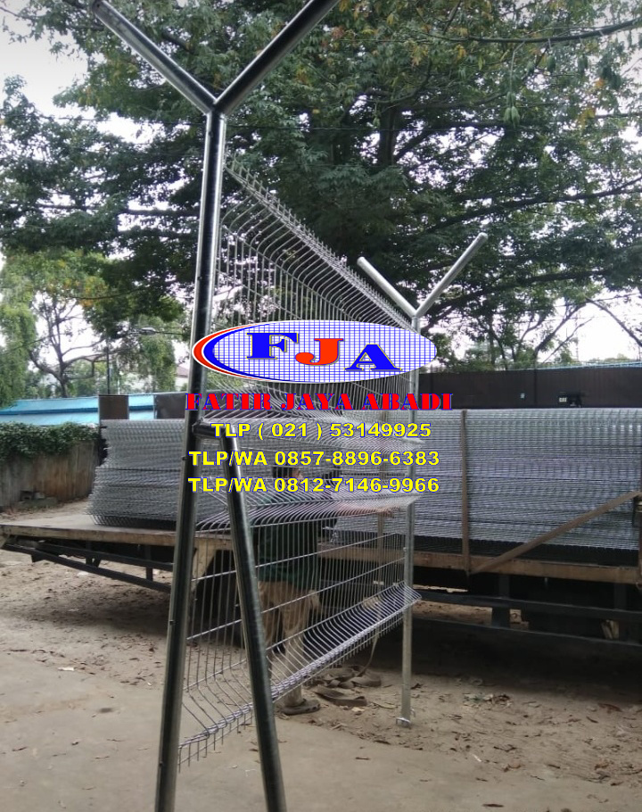 Tiang Y + Support Pagar Brc