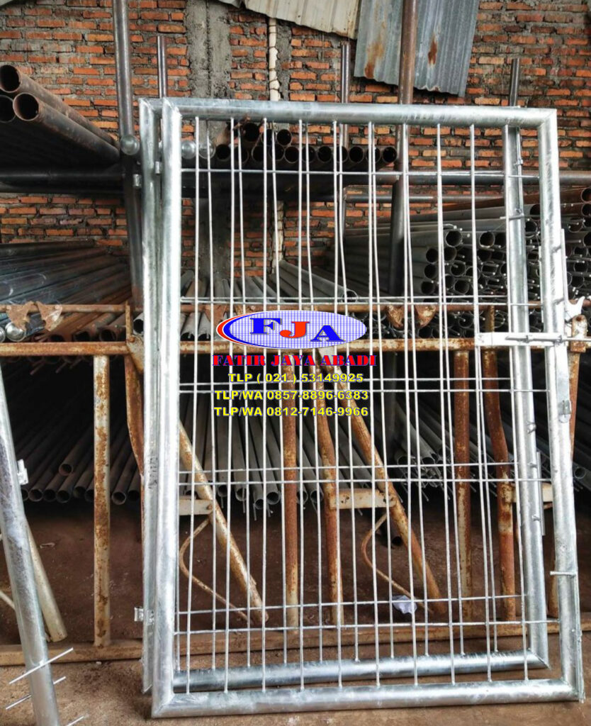 Pintu Pagar Brc swing Tunggal