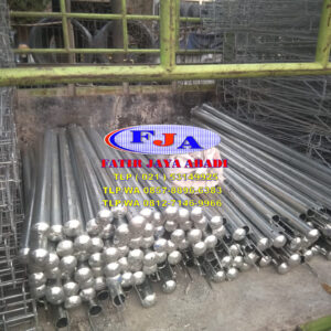 Tiang Pagar Brc T 120 cm x Dia 1-1/2 Inchi HDG