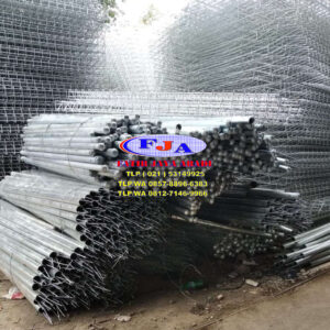 Tiang Pagar Brc T 240 cm x Diameter 1-1/2 Inchi HDG