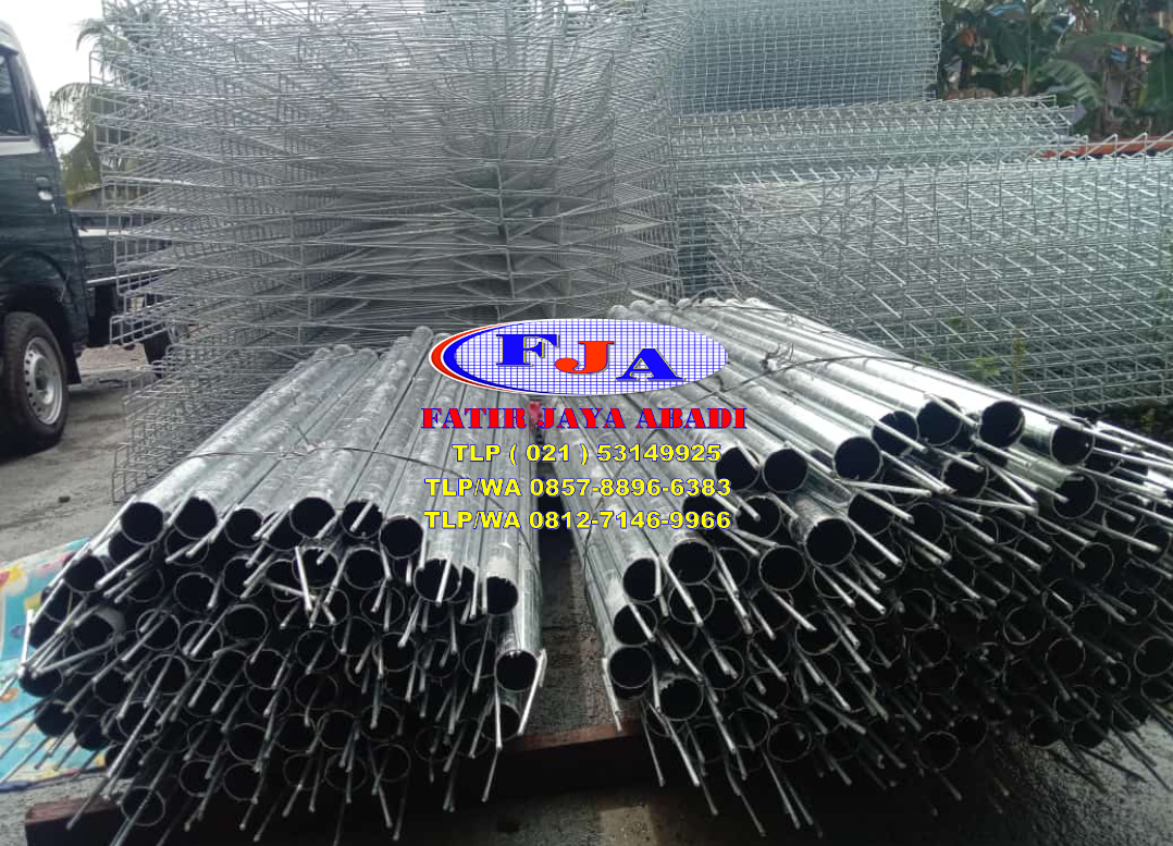 Tiang Pagar Brc T 90 x Diameter 1,5 inchi HDG