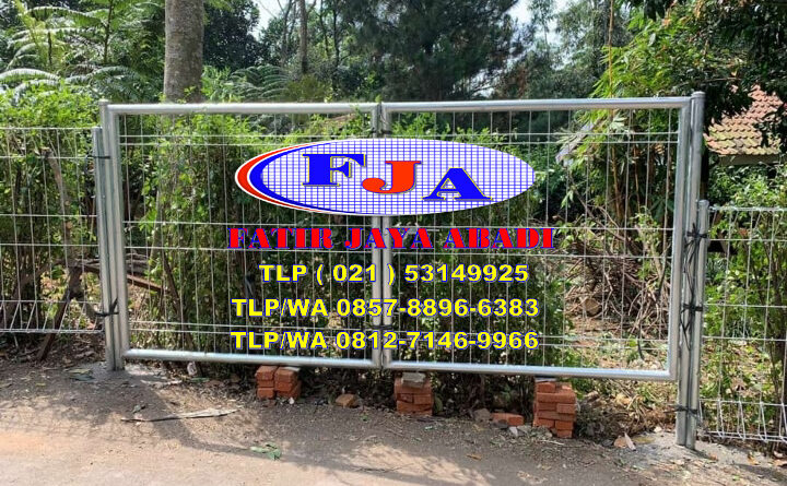 Pintu Pagar Brc Swing Ganda