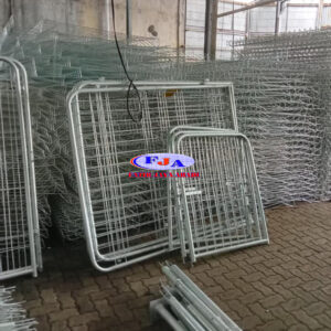 Pintu Pagar Brc Swing Tunggal T. 90 cm x L. 100 cm Electro Platting Galvanize