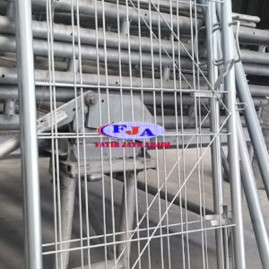Pintu Pagar Brc Swing Tunggal T. 190 cm x L. 100 cm Hot Dip Galvanis