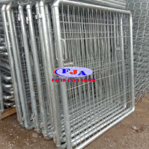 Pintu Pagar Brc Swing Tunggal T. 150 cm x L. 100 cm Hot Dip Galvanis