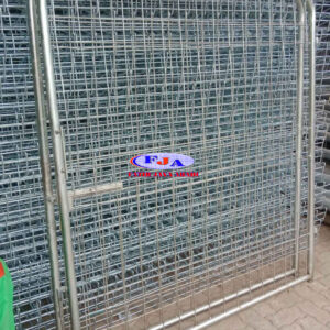 Pintu Pagar Brc Swing Tunggal T. 190 cm x L. 100 cm Electro Platting Galvaniz